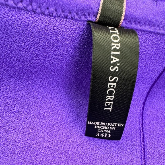Victorias Secret intimates Nightie. Size 34D. Deep purple color. - Picture 8 of 10